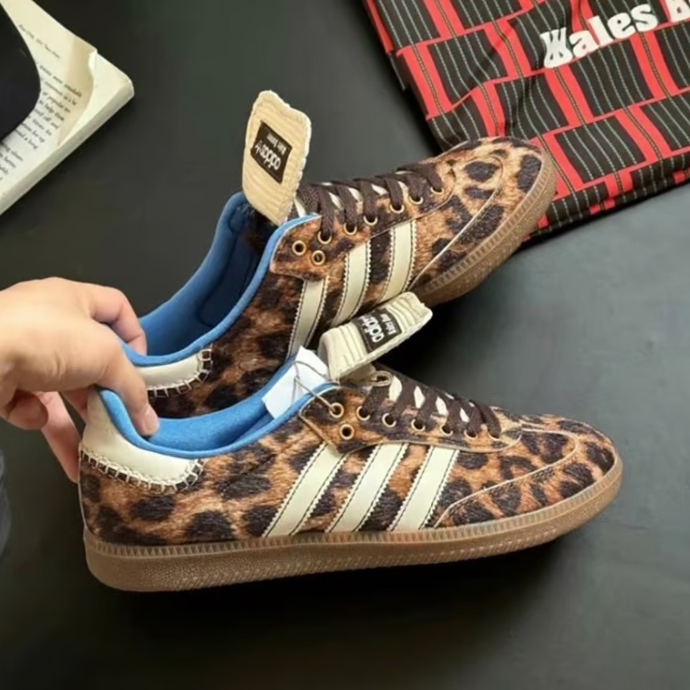 Adidas x Wales Bonner Samba Pony Leopard - Picture 3 of 6